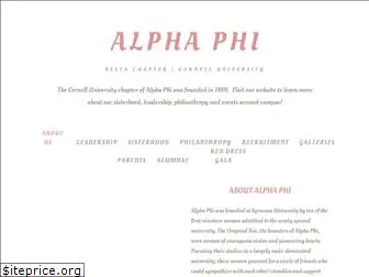 cornellalphaphis.com