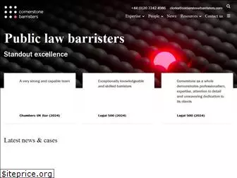 cornerstonebarristers.com