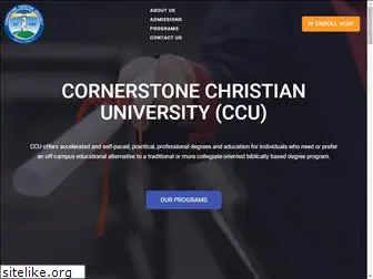 cornerstonechristianuniversity.com