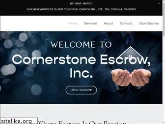 cornerstoneescrow.com