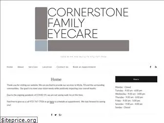 cornerstonefamilyeyecare.com