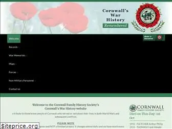 cornwallswarhistory.co.uk