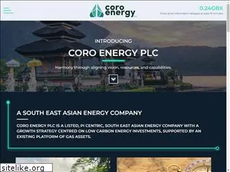 coroenergyplc.com