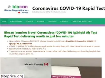 coronavirustest.ca