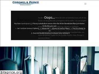 coronelyperez.com