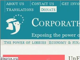 corporateeurope.org