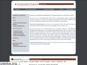corporatefinancedatadepot.com