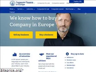 corporatefinanceineurope.eu