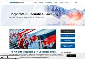 corporatesecuritieslawblog.com