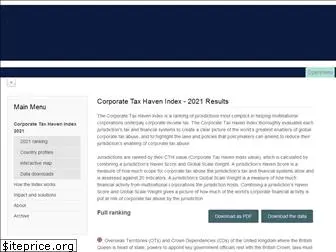 corporatetaxhavenindex.org