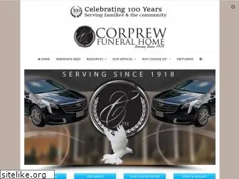 corprewfuneralhome.net