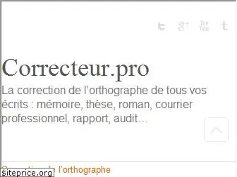 correcteur.pro