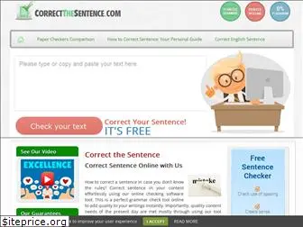 correctthesentence.com