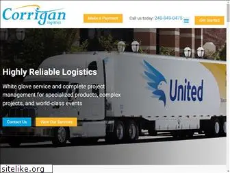 corriganlogistics.com