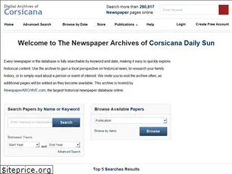 corsicana.newspaperarchive.com