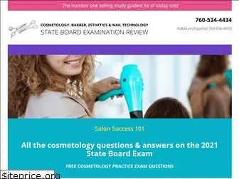 cosmetologystateboardexam.com