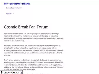 cosmicbreakfanforum.com