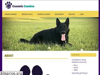 cosmiccaninetraining.com