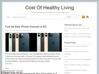 costofhealthyliving.com