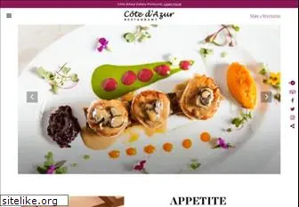 cotedazurrestaurant.com