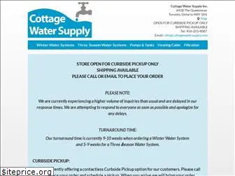 cottagewatersupply.com