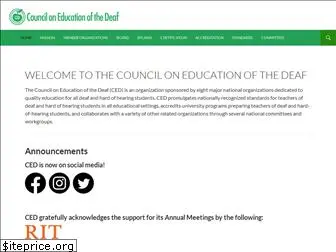 councilondeafed.org