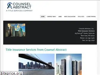 counselabstract.com
