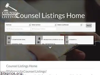 counsellistings.com