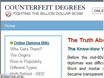 counterfeitdegrees.com