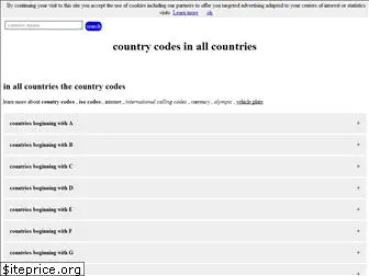 country-codes.net