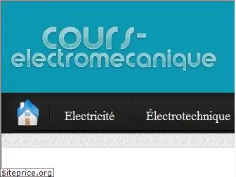 cours-electromecanique.com