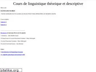 coursdelinguistique.free.fr