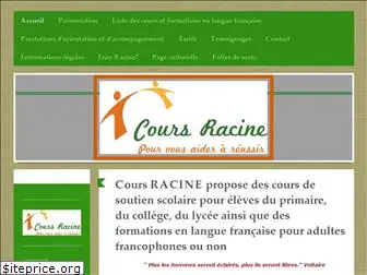 coursracine.fr