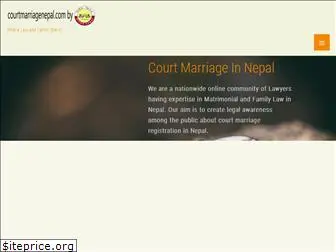 courtmarriagenepal.com