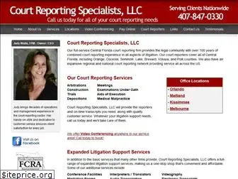 courtreportingspecialists.com