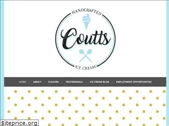 couttsicecream.com