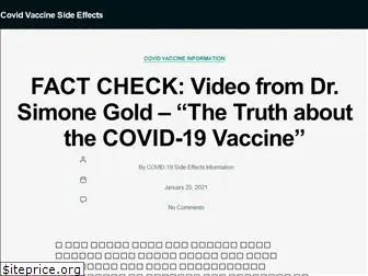 covidvaccinesideeffects.com