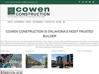 cowenconstruction.com