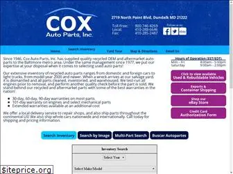 coxautoparts.com