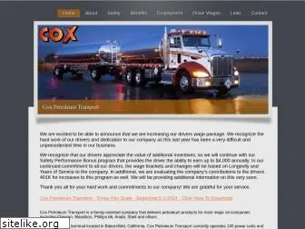 coxpetroleum.com