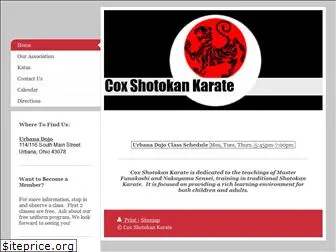coxshotokankarate.com
