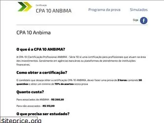 cpa10anbima.com.br