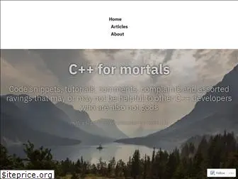 cppformortals.com