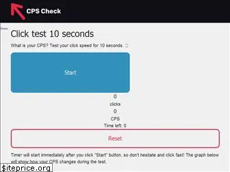 Click speed test - CPS Test Online - CMAGILE.COM 