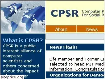 cpsr.org