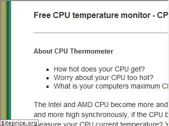 cputhermometer.com