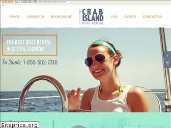 crabislandboatrentals.com