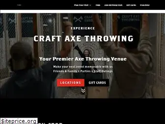 craftaxethrowing.com