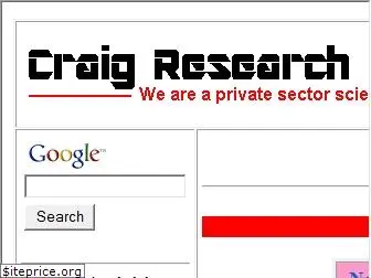 craigresearchlabs.com