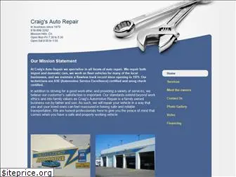 craigsautomotiverepair.com